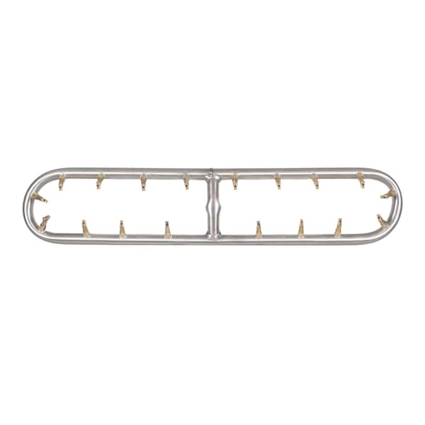 The Outdoor Plus 18 x 12 Stainless Steel Rectangle Bullet Burner OPT-BRTSS1812 - main